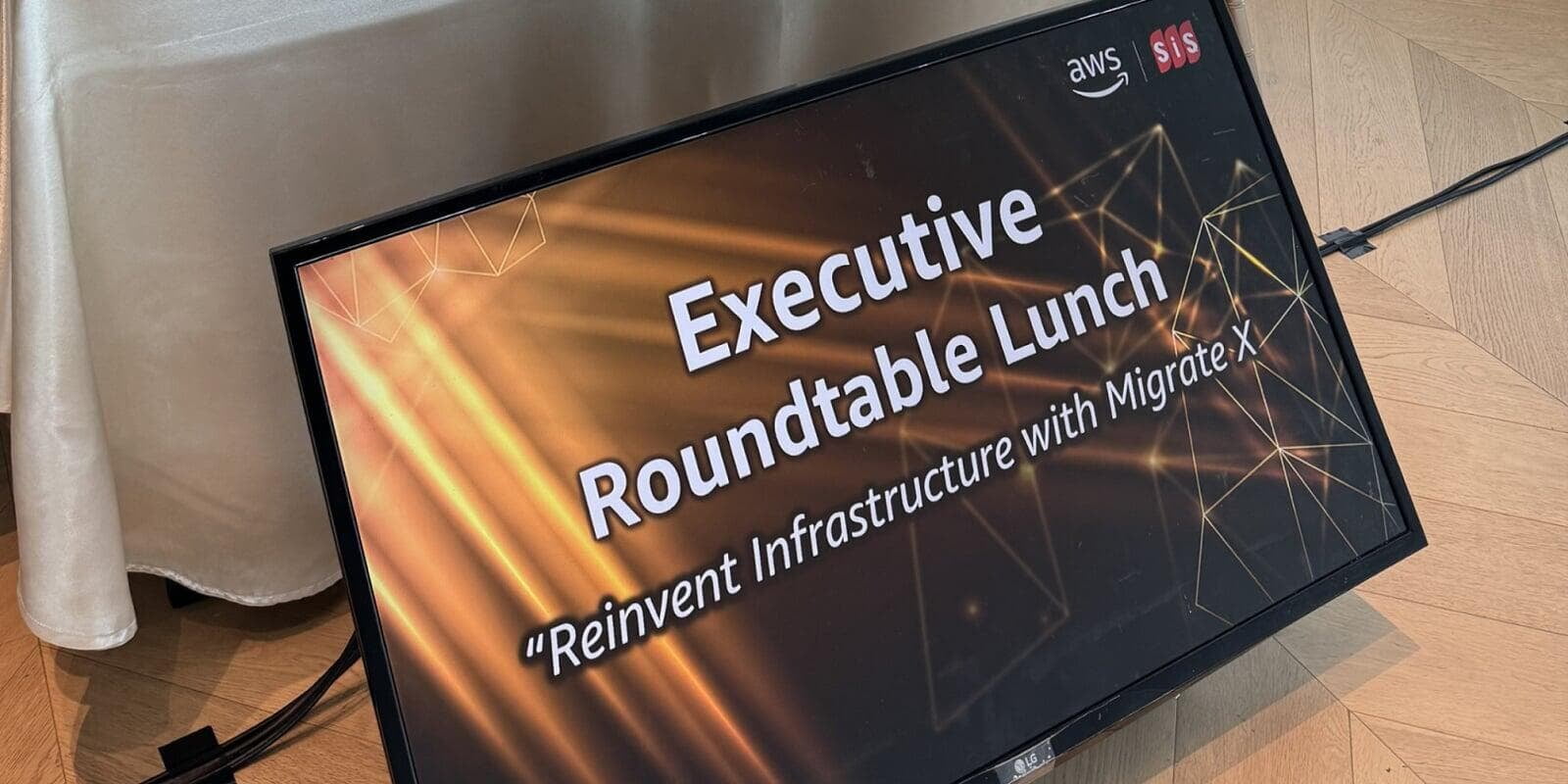 SiS จับมือ AWS จัดงาน Executive Roundtable Lunch “Reinvent Infrastructure with MigrateX” ชี้โอกาสใหม่ของ Cloud Market